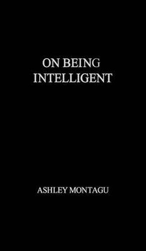 Cover image for On Being Intelligent