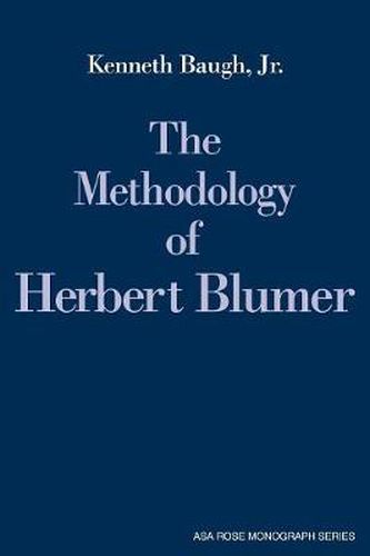 Cover image for The Methodology of Herbert Blumer