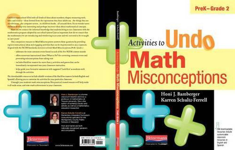 Cover image for Activities to Undo Math Misconceptions, Prek-Grade 2