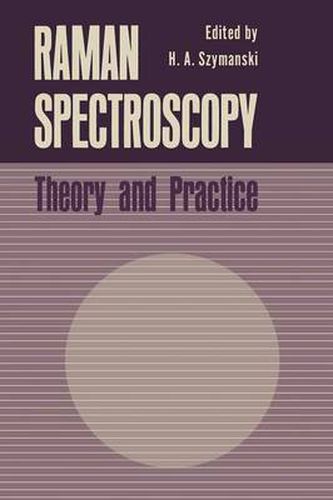 Cover image for Raman Spectroscopy: Theory and Practice
