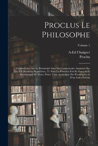 Cover image for Proclus Le Philosophe