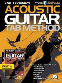 Cover image for Hal Leonard Acoustic Guitar Tab Method: Includes Audio Access; Combo Edition