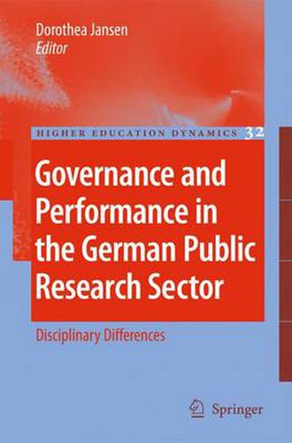 Cover image for Governance and Performance in the German Public Research Sector: Disciplinary Differences