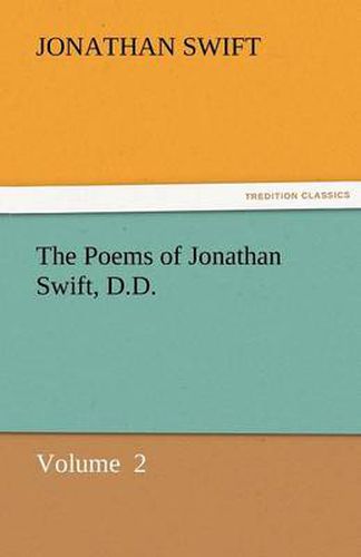 Cover image for The Poems of Jonathan Swift, D.D.