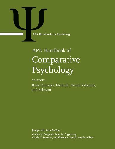 APA Handbook of Comparative Psychology: Two-Volume Set