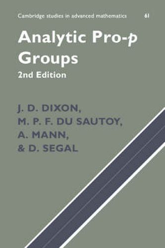 Cover image for Analytic Pro-P Groups