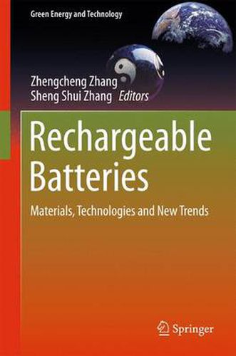 Cover image for Rechargeable Batteries: Materials, Technologies and New Trends