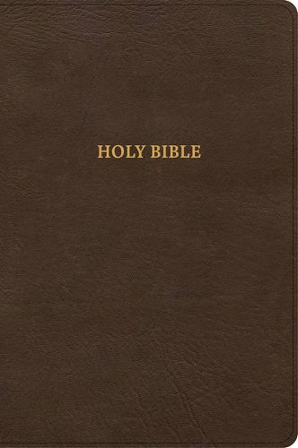 CSB Grace Bible, Brown Leathertouch (Dyslexia Friendly)