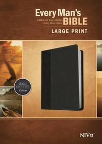 Cover image for NIV Every Man's Bible Large Print Tutone Onyx/Black