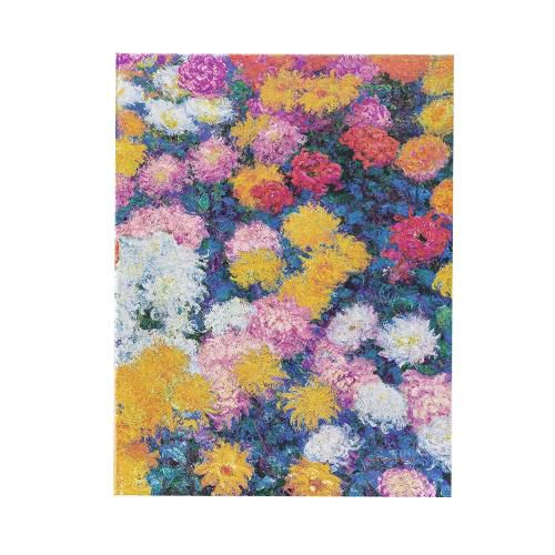 Cover image for Monet's Chrysanthemums Ultra Lined Hardback Journal (Elastic Band Closure)