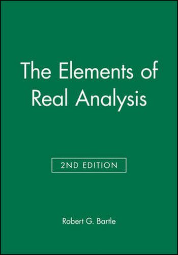 Cover image for The Elements of Real Analysis