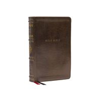 Cover image for NKJV, Personal Size Reference Bible, Sovereign Collection, Leathersoft, Brown, Red Letter, Comfort Print: Holy Bible, New King James Version