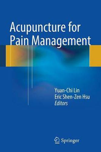 Cover image for Acupuncture for Pain Management