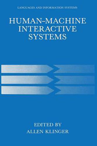 Cover image for Human-Machine Interactive Systems