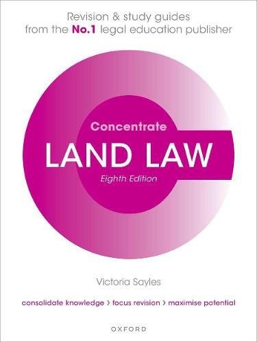 Cover image for Land Law Concentrate: Law Revision and Study Guide