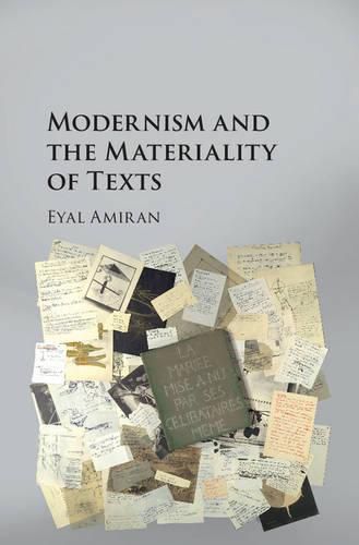 Cover image for Modernism and the Materiality of Texts