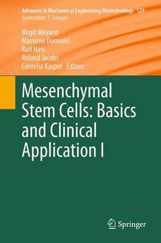 Cover image for Mesenchymal Stem Cells - Basics and Clinical Application I