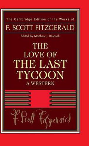 Cover image for Fitzgerald: The Love of the Last Tycoon: A Western