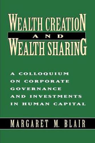 Cover image for Wealth Creation and Wealth Sharing