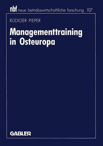 Cover image for Managementtraining in Osteuropa