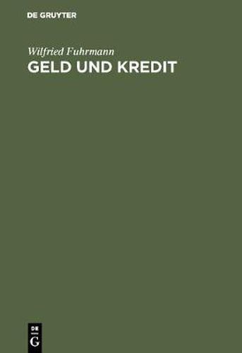 Cover image for Geld und Kredit