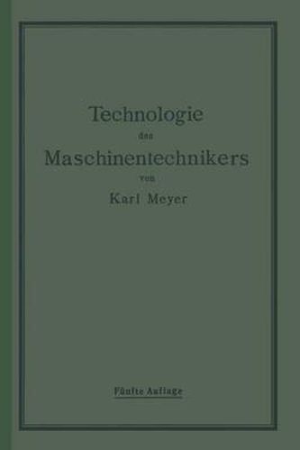 Die Technologie Des Maschinentechnikers