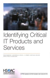 Cover image for Identifying Critical It Products and Services