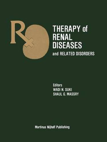 Cover image for Therapy of Renal Diseases and Related Disorders