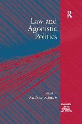 Cover image for Law and Agonistic Politics