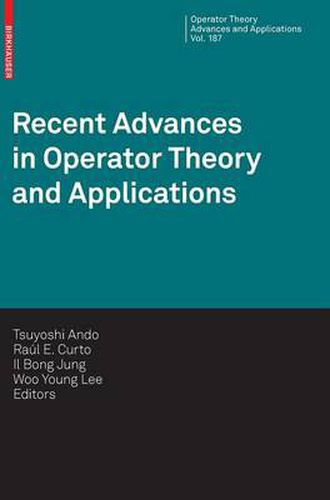 Cover image for Recent Advances in Operator Theory and Applications
