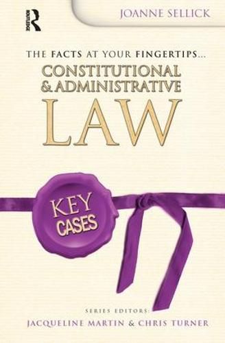 Cover image for Key Cases: Constitutional and Administrative Law