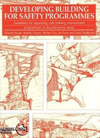 Cover image for Developing Building for Safety Programmes: Guidelines for Organizing Safe Building Programmes in Disaster-prone Areas