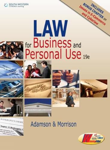 Cover image for Law for Business and Personal Use, Copyright Update, 19th Student Edition