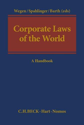 Cover image for Corporate Laws of the World: A Handbook