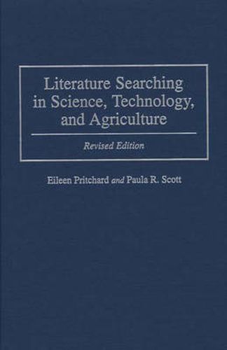 Cover image for Literature Searching in Science, Technology, and Agriculture, 2nd Edition