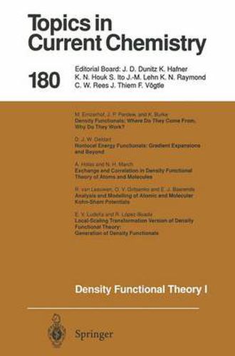 Cover image for Density Functional Theory I: Functionals and Effective Potentials