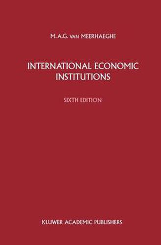 Cover image for International Economic Institutions