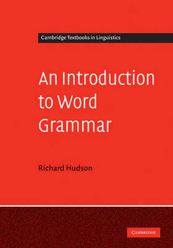 Cover image for An Introduction to Word Grammar