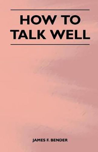 Cover image for How to Talk Well