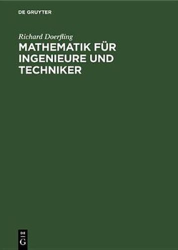 Cover image for Mathematik Fur Ingenieure Und Techniker: Ein Lehrbuch