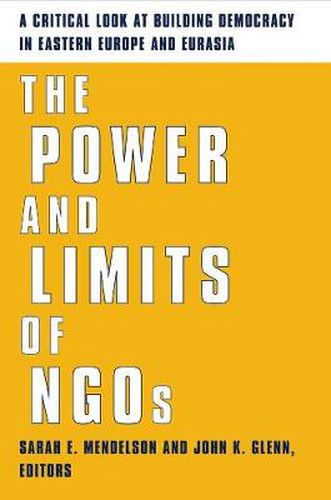 Cover image for The Power and Limits of NGOs: A Critical Look at Building Democracy in Eastern Europe and Eurasia