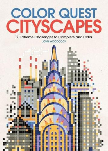 Cover image for Color Quest: Cityscapes: 30 Extreme Challenges to Complete and Color