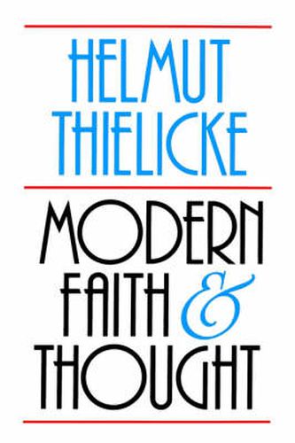 Cover image for Modern Faith and Thought