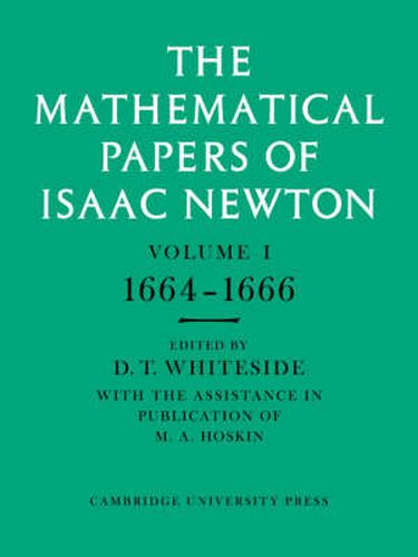 Cover image for The Mathematical Papers of Isaac Newton 8 Volume Paperback Set