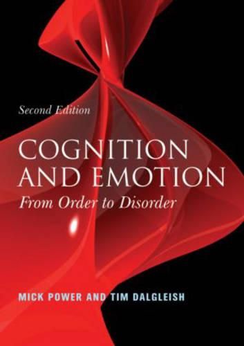 Cover image for Cognition and Emotion: From Order to Disorder