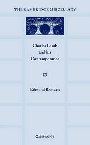 Charles Lamb and his Contemporaries