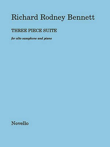 Three Piece Suite For Alto Saxophone And Piano