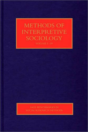 Cover image for Methods of Interpretive Sociology