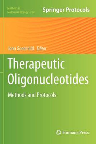 Therapeutic Oligonucleotides: Methods and Protocols