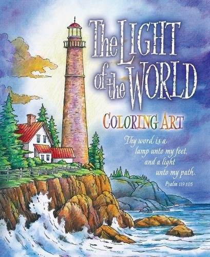 Cover image for The Light of the World Coloring Art